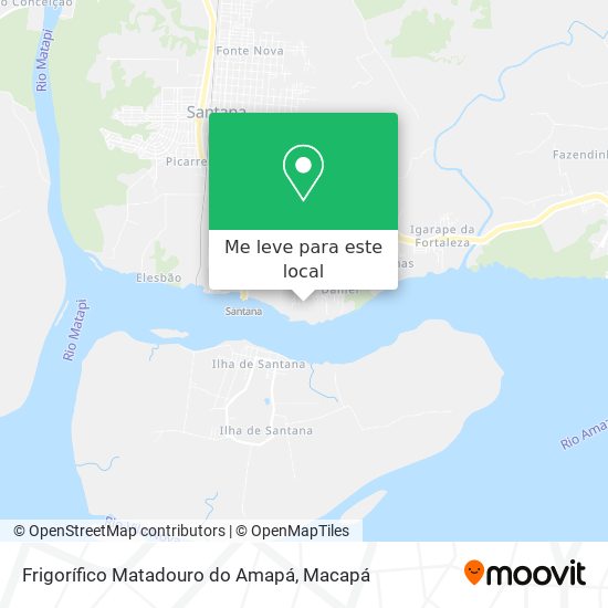 Frigorífico Matadouro do Amapá mapa