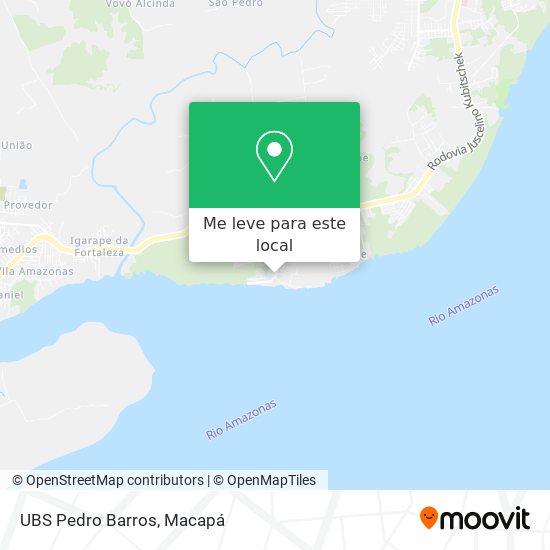 UBS Pedro Barros mapa