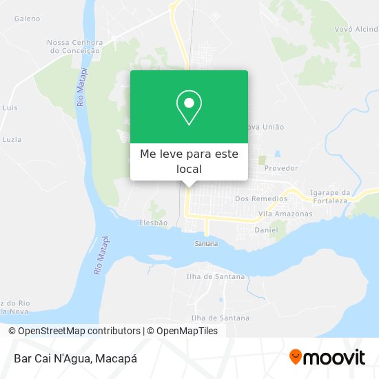 Bar Cai N'Agua mapa