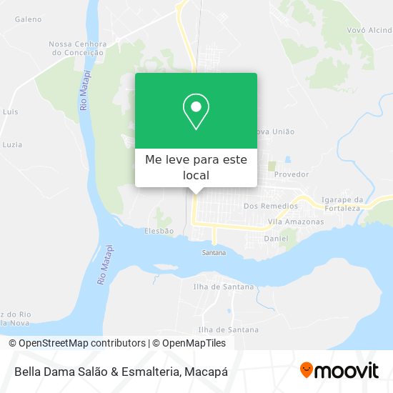 Bella Dama Salão & Esmalteria mapa
