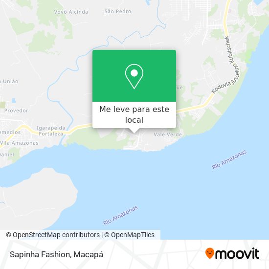 Sapinha Fashion mapa
