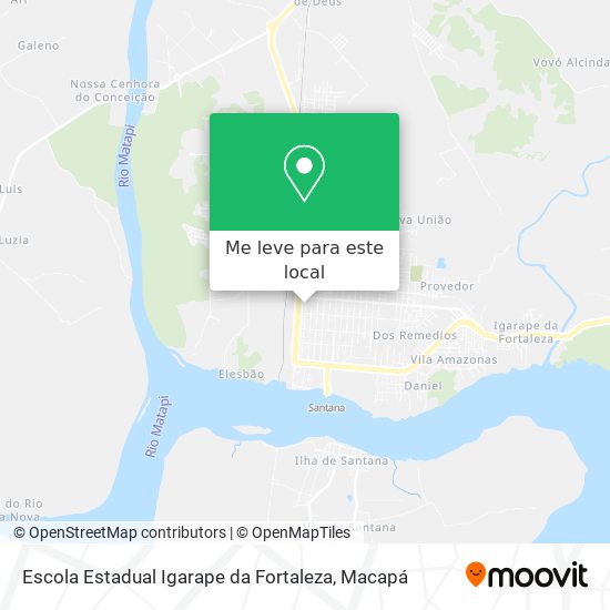 Escola Estadual Igarape da Fortaleza mapa