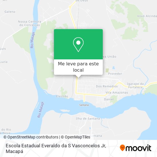 Escola Estadual Everaldo da S Vasconcelos Jr mapa