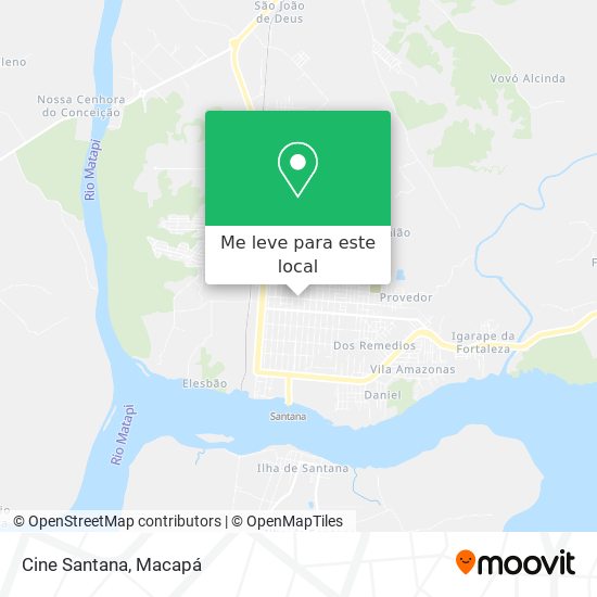Cine Santana mapa