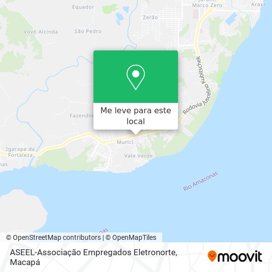 ASEEL-Associação Empregados Eletronorte mapa