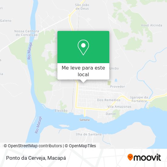 Ponto da Cerveja mapa