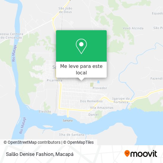 Salão Denise Fashion mapa