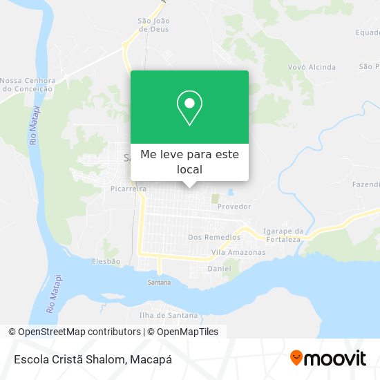 Escola Cristã Shalom mapa