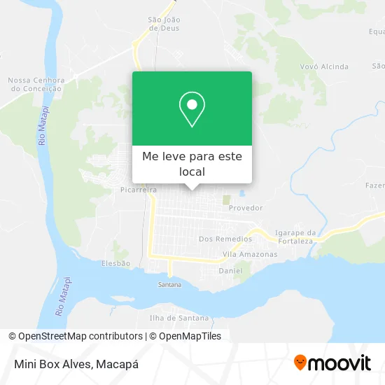 Mini Box Alves mapa