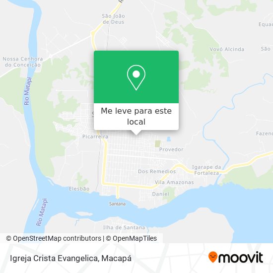 Igreja Crista Evangelica mapa