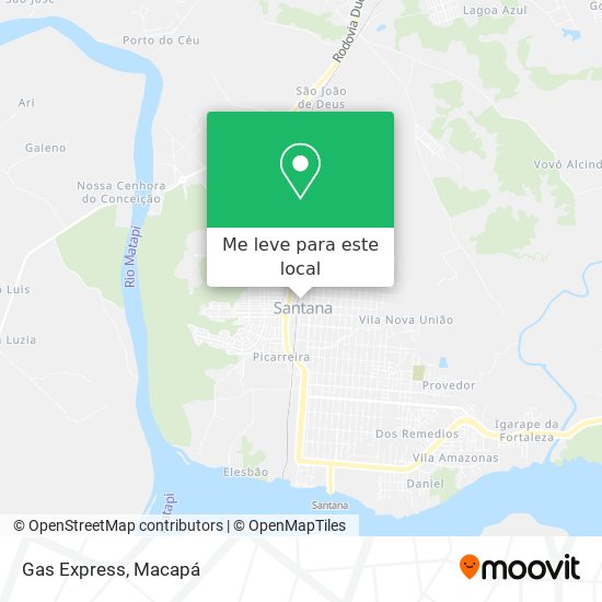 Gas Express mapa