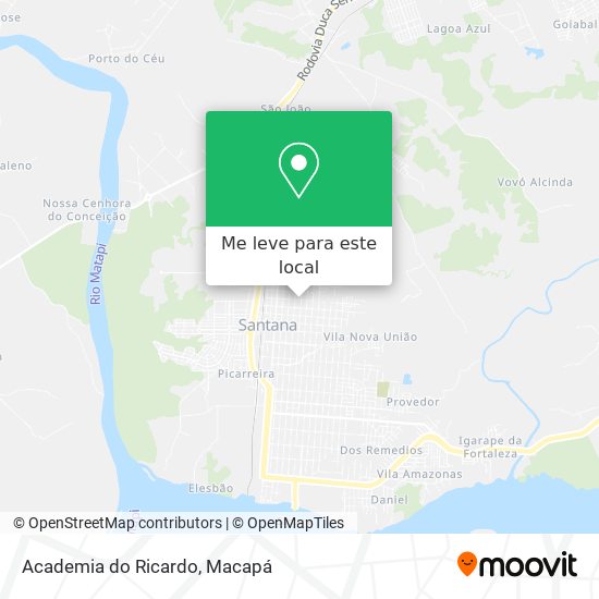 Academia do Ricardo mapa