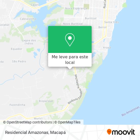 Residencial Amazonas mapa
