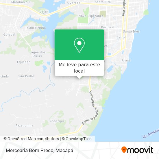 Mercearia Bom Preco mapa
