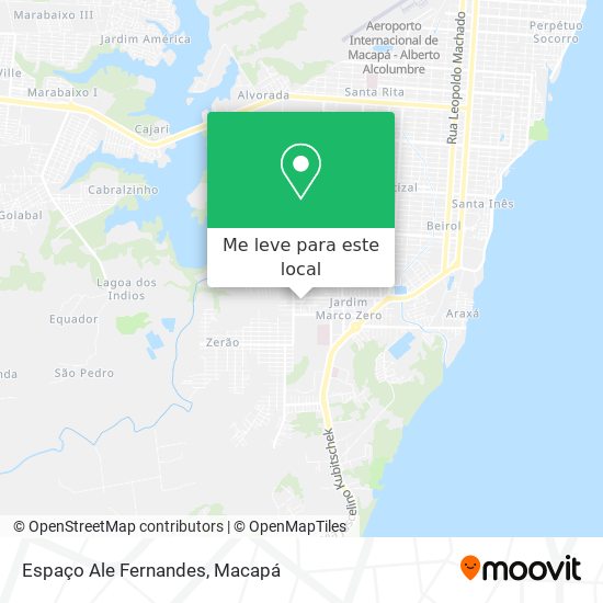 Espaço Ale Fernandes mapa