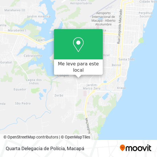 Quarta Delegacia de Polícia mapa
