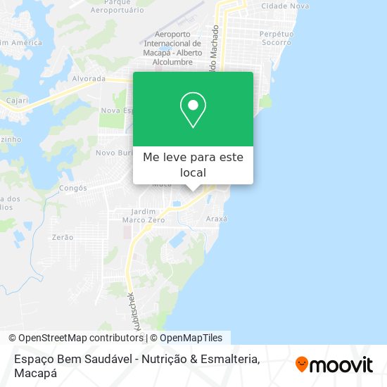 Espaço Bem Saudável - Nutrição & Esmalteria mapa