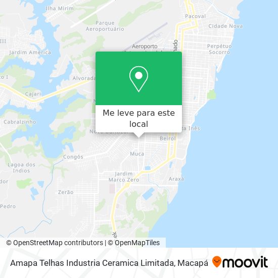 Amapa Telhas Industria Ceramica Limitada mapa