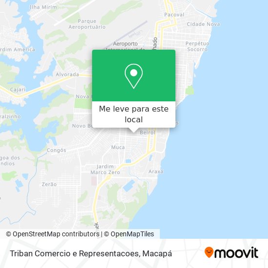 Triban Comercio e Representacoes mapa
