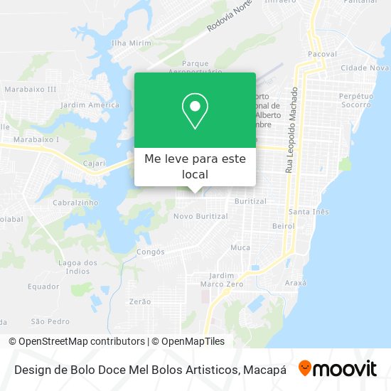 Design de Bolo Doce Mel Bolos Artisticos mapa