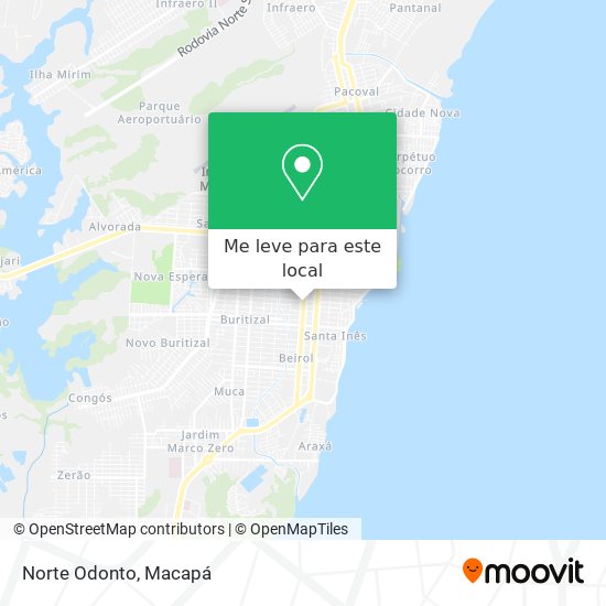 Norte Odonto mapa