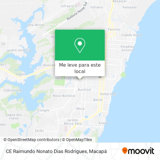 CE Raimundo Nonato Dias Rodrigues mapa