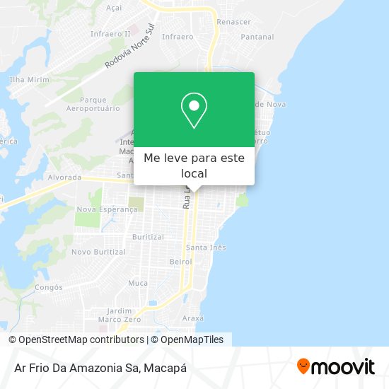 Ar Frio Da Amazonia Sa mapa