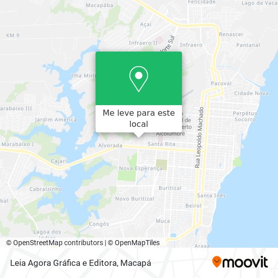 Leia Agora Gráfica e Editora mapa