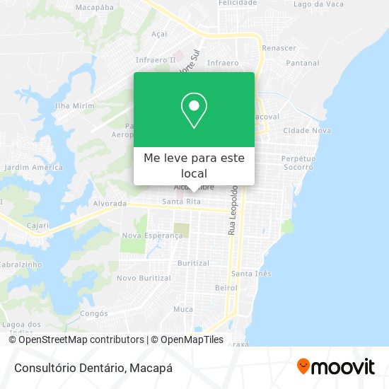 Consultório Dentário mapa
