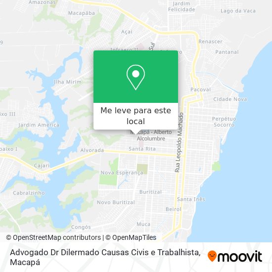 Advogado Dr Dilermado Causas Civis e Trabalhista mapa