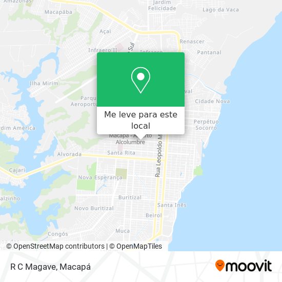 R C Magave mapa