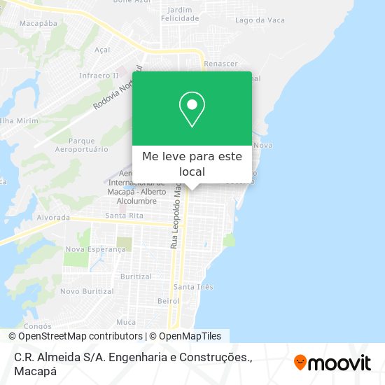 C.R. Almeida S / A. Engenharia e Construções. mapa