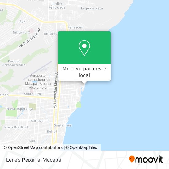 Lene's Peixaria mapa