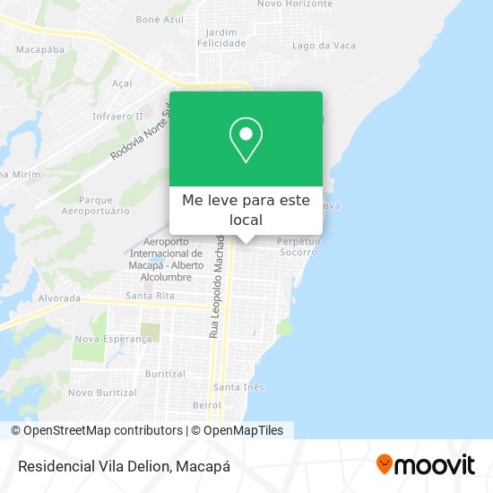 Residencial Vila Delion mapa