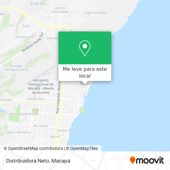 Distribuidora Neto mapa