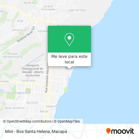 Mini - Box Santa Helena mapa
