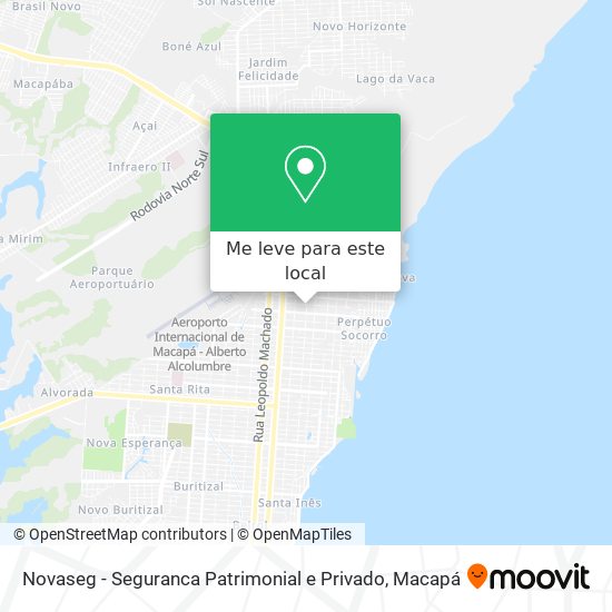 Novaseg - Seguranca Patrimonial e Privado mapa