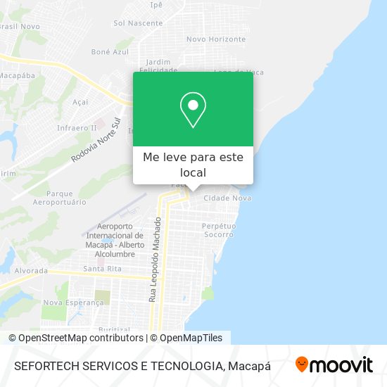 SEFORTECH SERVICOS E TECNOLOGIA mapa