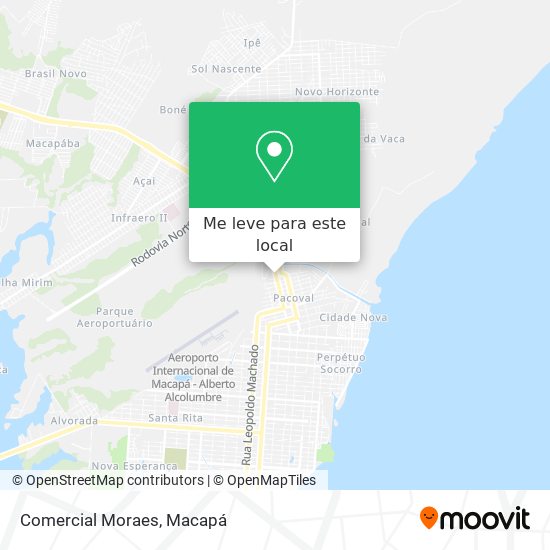 Comercial Moraes mapa