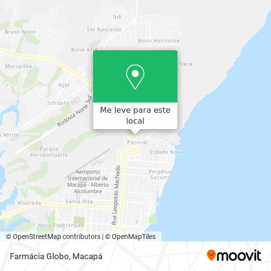Farmácia Globo mapa