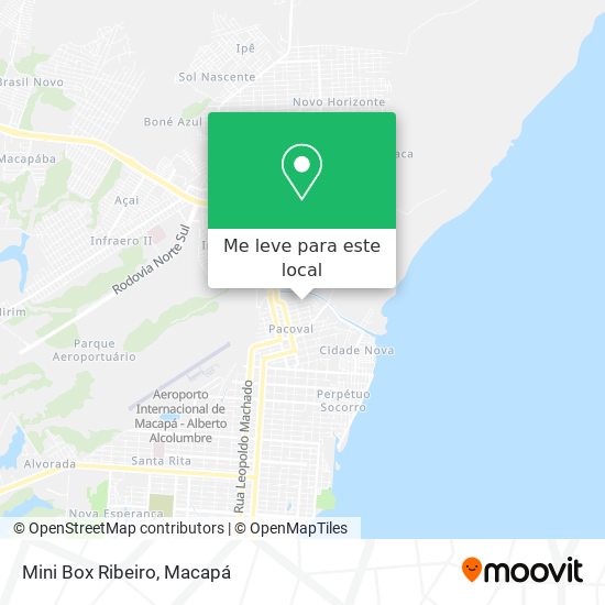 Mini Box Ribeiro mapa