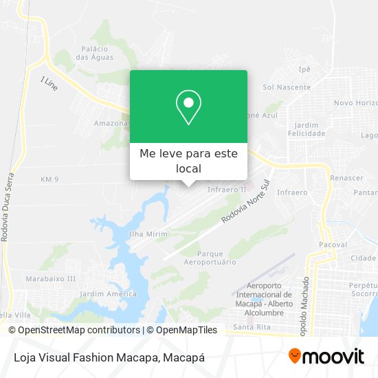 Loja Visual Fashion Macapa mapa