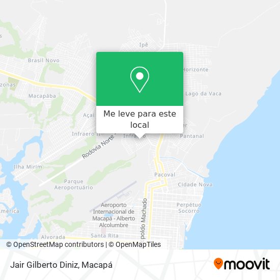Jair Gilberto Diniz mapa