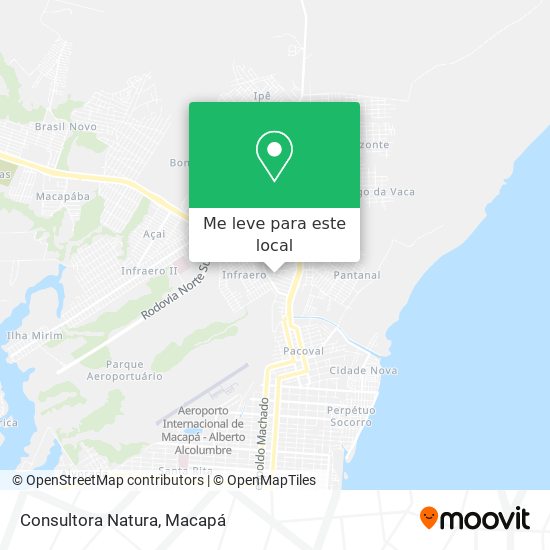 Consultora Natura mapa