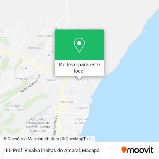 EE Prof. Risalva Freitas do Amaral mapa