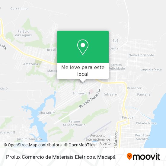 Prolux Comercio de Materiais Eletricos mapa