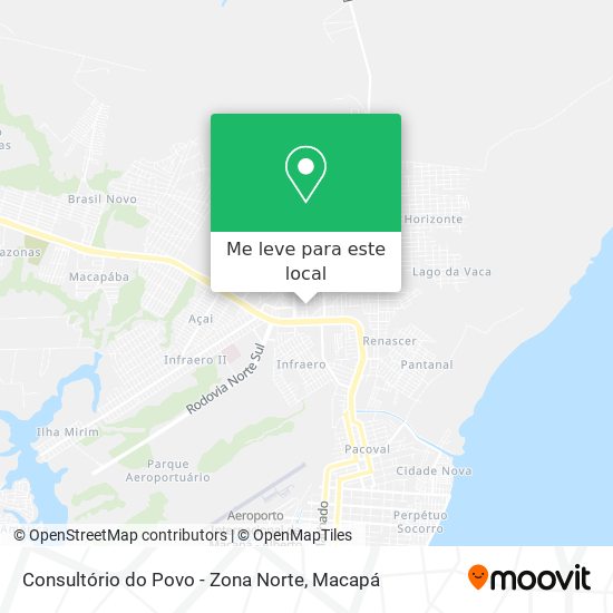Consultório do Povo - Zona Norte mapa
