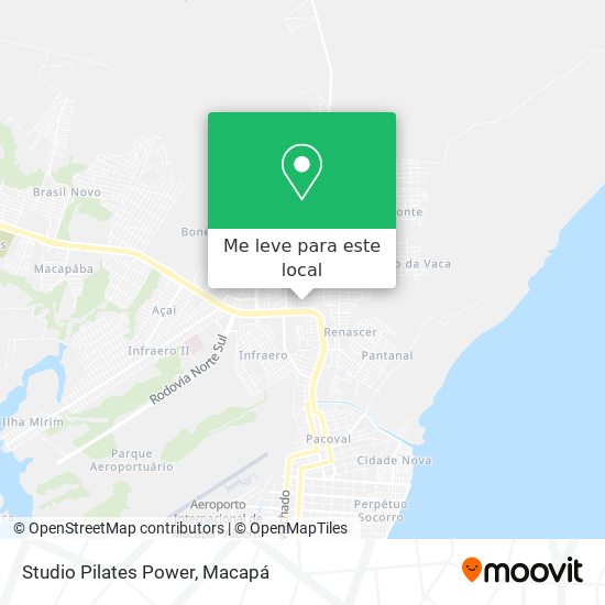 Studio Pilates Power mapa