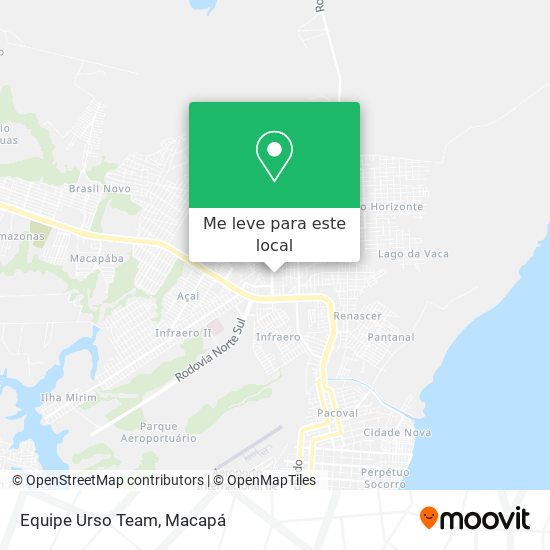 Equipe Urso Team mapa