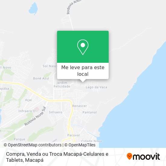 Compra, Venda ou Troca Macapá-Celulares e Tablets mapa